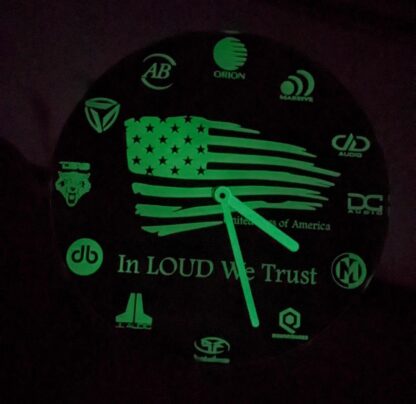United Bass of America Clock (Glow’s in the Dark) - Image 2