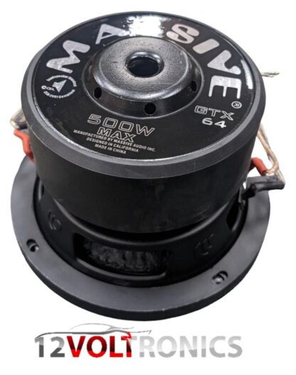 LOADED 6.5″ VENTED SUBWOOFER BOX **FEATURING A PAIR OF MASSIVE AUDIO GTX64’S** - Image 6