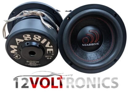 LOADED 6.5″ VENTED SUBWOOFER BOX **FEATURING A PAIR OF MASSIVE AUDIO GTX64’S** - Image 5