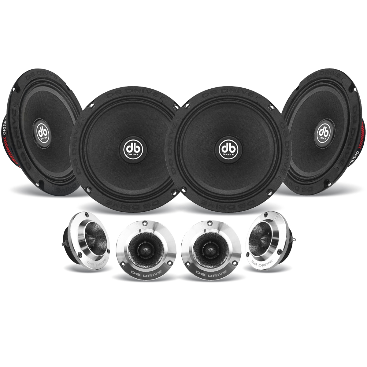 DB DRIVE 6.5″ PRO AUDIO MIDRANGE COMPONENT SET- PRO6K4MT