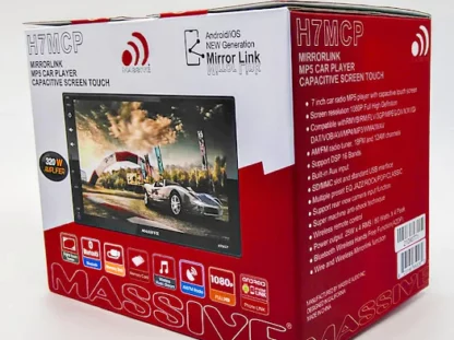 MASSIVE AUDIO- 7″ VIDEO HEAD UNIT- CARPLAY, ANDROID, APPLE MOBILE, MP5, BLUETOOTH, RADIO, CAMERA-H7MCP - Image 6