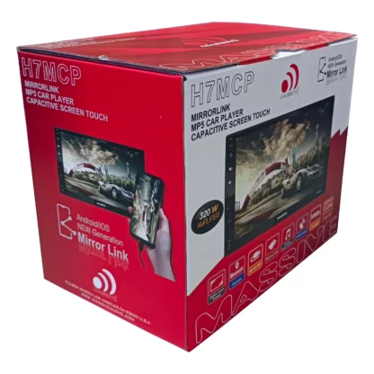 MASSIVE AUDIO- 7″ VIDEO HEAD UNIT- CARPLAY, ANDROID, APPLE MOBILE, MP5, BLUETOOTH, RADIO, CAMERA-H7MCP - Image 5