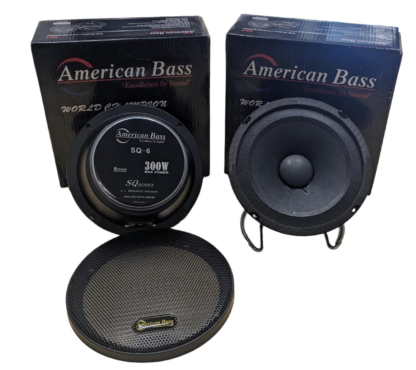 American Bass SQ6 Midrange 6.5″ Closed Back Speakers(pair) - Image 5
