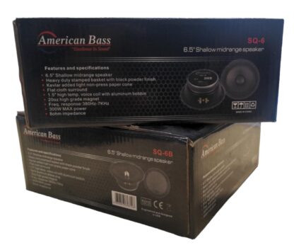 American Bass SQ6 Midrange 6.5″ Closed Back Speakers(pair) - Image 6