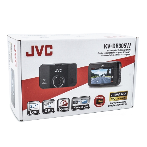 JVC KV-DR305W GPS INTEGRATED DASHBOARD CAMERA