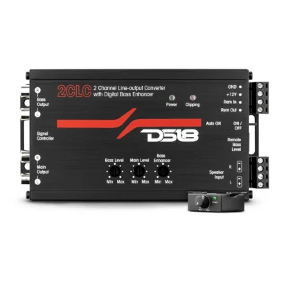 DS18 2CLC 2-Channel Line Output Converter with Digital Bass Enhancer
