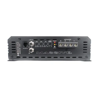 MASSIVE AUDIO H8000 8000W RMS 1 OHM STABLE FULL RANGE/BASS AMPLIFIER-CUSTOM ETCHING - Image 2
