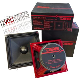 DS18 PRO-X6.4MSQ 6.5" Square Mid-Range Loudspeaker 500 Watts 4-Ohm (pair)