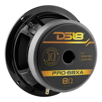 DS18 PRO-68XA 10th Anniversary Edition 6.5″ Mid-Bass Loudspeaker 250 Watts Rms 8-Ohm (pair) - Image 4
