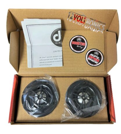 DB Drive S3T 1.25″ 150W RMS 4 Ohm Silk Aluminum Neo Tweeters (Pair) - Image 2