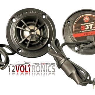 DB Drive S3T 1.25" 150W RMS 4 Ohm Silk Aluminum Neo Tweeters (Pair)