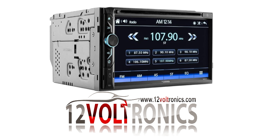 DS18 DDX6.9 6.9″ Double-Din Head unit Digital media receiver Player, DVD, Touchscreen, Bluetooth, USB, Mirror Link