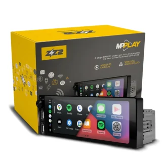 ZZ2 MPPLAY 6.9" TOUCHSCREEN WIRELSS CARPLAY AND ANDROID AUTO MECHLESS WITH SINGLE DIN CHASSIS