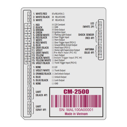 COMPUSTAR CS932-A All-in-One 1-Way Security System - Image 4