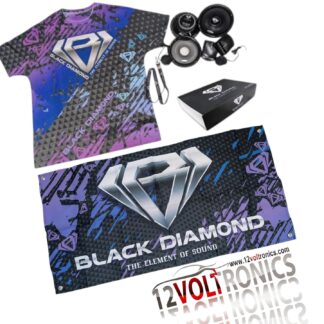 Black Diamond 6.5" Component Set- DIA-65.2C With Shirt, Banner, & Lanyard