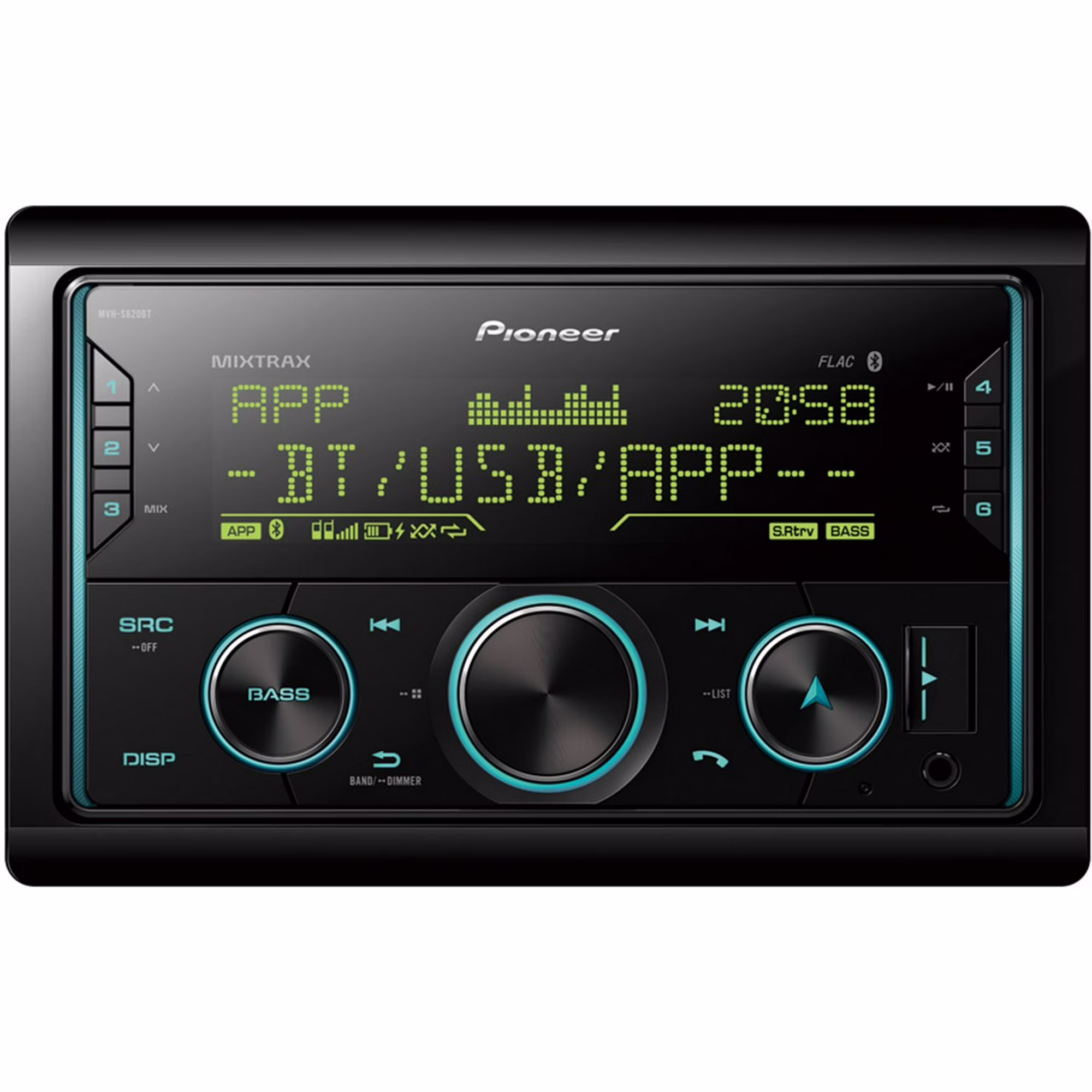 Pioneer MVH-S620BS Double DIN Digital Media Receiver - Image 9