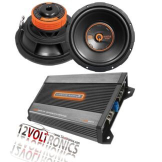 QUANTUM AUDIO QW1000/10S4(pair) & QPX2000.1M BUNDLE