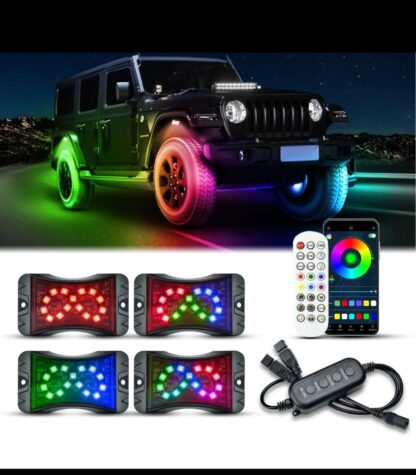 LIGHTSHOW LSRL8D 8 PIECE DREAMCOLOR ROCK LIGHT KIT - Image 6