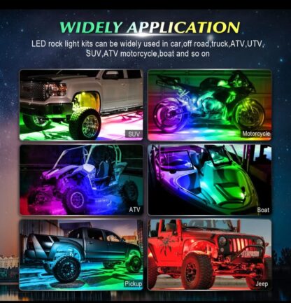 LIGHTSHOW LSRL8D 8 PIECE DREAMCOLOR ROCK LIGHT KIT - Image 4