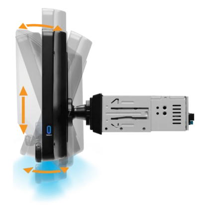 BOSS BE9ACPX 9 Inch Touchscreen Receiver w/ Apple CarPlay, Android Auto, Sirius XM-Ready, Single Din, Bluetooth, No CD DVD Player, AM/FM, Multicolor Panel - Image 2