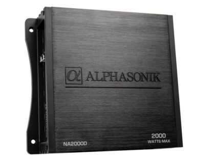 ALPHASONIK NA2000D MONOBLOCK AMP/ ALPHASONIK ASW12D 12″ SUBWOOFER (pair) BUNDLE - Image 7