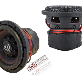 MASSIVE AUDIO GTR64 6.5" 400 Watts RMS Dual 4 Ohm Subwoofer(pair)