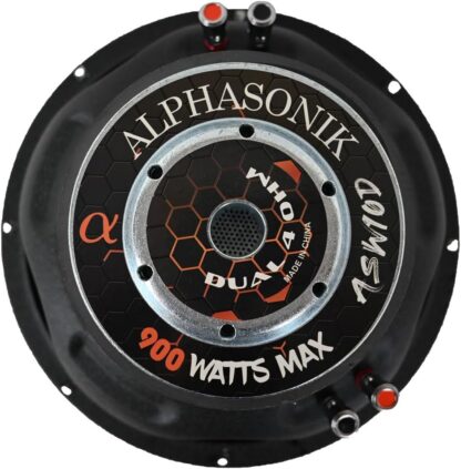 ALPHASONIK NA2000D MONOBLOCK AMP/ ALPHASONIK ASW10D 10″ SUBWOOFER (pair) BUNDLE - Image 6