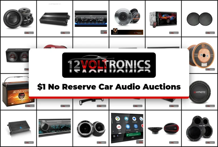$1 No Reserve Car Audio Auctions